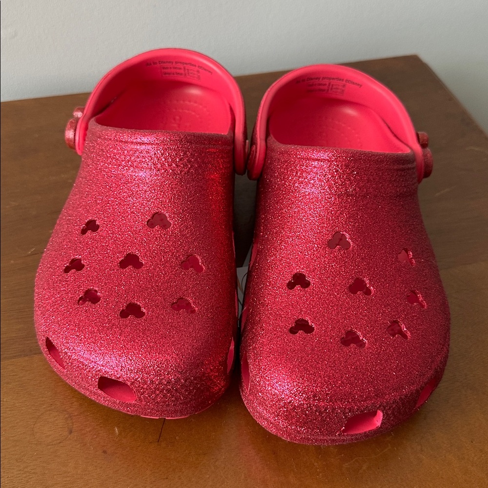 Disney CROCS Sparkly Pink Clogs